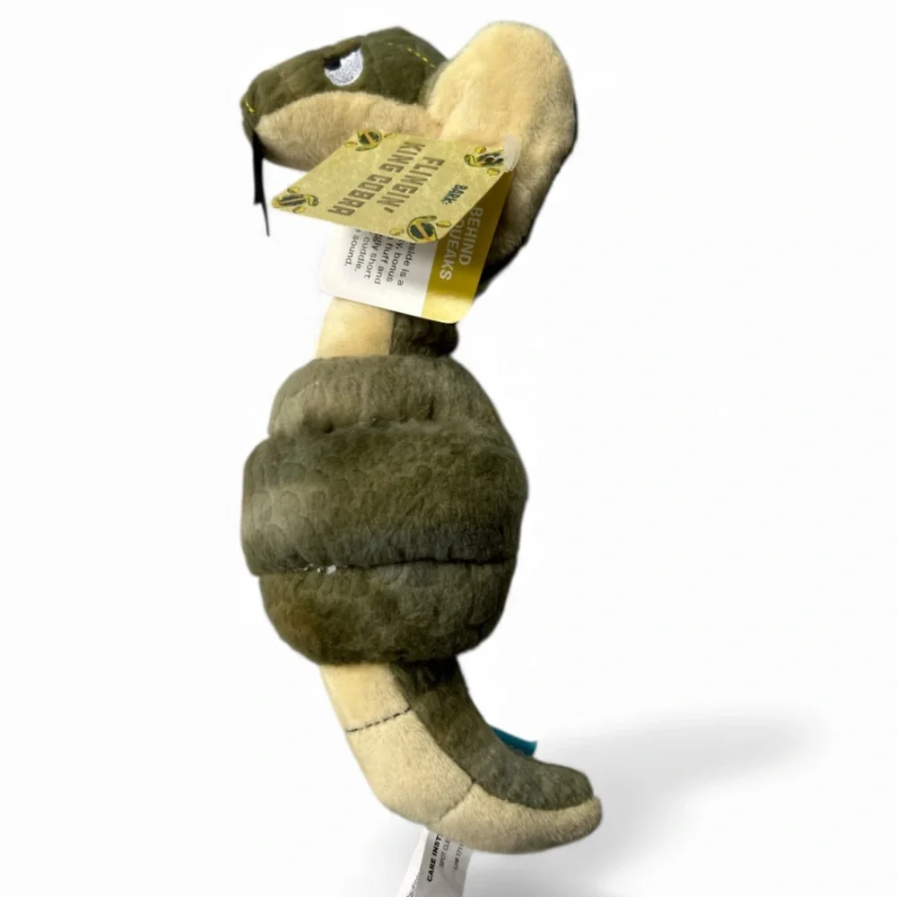 New Bark cobra Plush Snake dog Toy